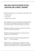 TEXAS NURSING JURISPRUDENCE QUESTIONS&NewLine;AND ANSWERS 2026&sol;2027 UPDATED STUDY&NewLine;GUIDE