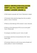 CIDESCO CERTIFICATION EVALUATION&NewLine;SCRIPT 2026 FULL QUESTIONS AND&NewLine;CORRECT ANSWERS GRADED A&plus;