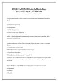 MAINE STATE EXAM &lpar;Maine Real Estate Exam&rpar; QUESTIONS AND ANS ANSWERS