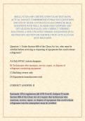 SKILLCAT EPA 608 CERTIFICATION EXAM TEST BANK ACTUAL 2026&sol;2027 COMPREHENSIVE PRACTICE QUESTIONS AND STUDY GUIDE ACCURATE EXAM COMPLETE REAL QUESTIONS WITH WELL ELABORATED ANSWERS AND DETAILED RATIONALES &lpar;100&percnt; CORRECT VERIFIED SOLUTIONS&rpar; A NEW UPDATED VERS