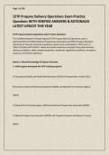 CETP Propane Delivery Operations Exam Practice Questions WITH VERIFIED ANSWERS &