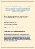 HESI EXIT EXAM &sol; NGN HESI RN EXIT EXAM ACTUAL TEST BANK 2026&sol;2027 PRACTICE QUESTIONS AND STUDY GUIDE ACCURATE EXAM COMPLETE REAL QUESTIONS AND CORRECT VERIFIED ANSWERS WITH DETAILED RATIONALES &lpar;RELIABLE ANSWERS&rpar; CURRENTLY UPDATED VERSION 2026 EDITION &vert;GUA