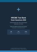 NRCME TEST BANK ACTUAL EXAM 2026&sol;2027 &vert; 400 Verified Questions & Answers &vert; FMCSA Standards &vert; Pass Guaranteed - A&plus; Graded&NewLine;