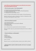 Latest CWB Level 2 Visual Welding Inspector exam verified with correct answers &NewLine;plus rationales 2026&sol;2027 instant pdf 