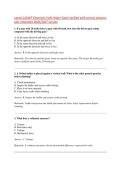 Latest LADWP Electrical Craft Helper Exam verified with correct answers &NewLine;plus rationales 2026&sol;2027 version