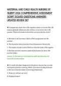 MATERNAL AND CHILD HEALTH NURSING BY SILBERT 2026 COMPREHENSIVE ASSESSMENT SCRIPT SOLVED QUESTIONS ANSWERS UPDATED REVIEW SET&period;pdf&NewLine;&NewLine;