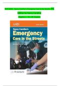 Emergency Care in the Streets&comma; 8th Edition &mdash; Nancy Caroline &vert; Test Bank and Exam Practice Questions Verified Answers Graded A&plus;
