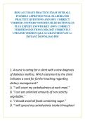 HESI ACCURATE PRACTICE EXAM WITH ALL POSSIBLE APPROVED WELL ELABORATED PRACTICE QUESTIONS AND 100&percnt; CORRECT VERIFIED ANSWERS WITH DETAILED RATIONALES PLUS EXPERT ANSWER KEY &lpar;100&percnt; CORRECT VERIFIED SOLUTIONS&rpar; 2026-2027 CURRENTLY UPDATED VERSION Q&A GUARANTEE