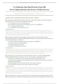 CA ESTHETICIAN STATE BOARD PRACTICE EXAM 2026&sol;2027 &vert; Newest Updated Questions & Verified Answers &vert; Pass Guaranteed - A&plus; Graded&NewLine;&NewLine;