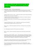 RAC-FINAL EXAM QUESTIONS WITH ALL ACCURATE ANSWERS&sol;LATEST UPDATE&period;