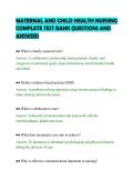 MATERNAL&lowbar;AND&lowbar;CHILD&lowbar;HEALTH&lowbar;NURSING&lowbar;COMPLETE&lowbar;TEST&lowbar;BANK&lowbar;QUESTIONS&lowbar;AND&period;pdf&NewLine;&NewLine;