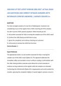 RISE UP TEST LATEST VERSION 2026-2027 ACTUAL EXAM&NewLine;140 QUESTIONS AND CORRECT DETAILED ANSWERS  FREQUENTLY MOST TESTED Q&A FROM PAST PAPERS &ndash; MOST EXPECTED IN EXAM &ndash; MUST KNOW BEFORE EXAM&NewLine;