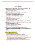 NUR 1020 FINAL EXAM 4 OB &vert; QUESTIONS AND ANSWERS &vert; 2026 UPDATED &vert; WITH COMPLETE SOLUTIONS - BROWARD COLLEGE&period;