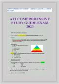 ATI Comprehensive Study Guide &ndash; Updated for 2026&sol;2027 &vert; Full Exam Review&comma; Key Concepts & Verified Rationales &lpar;A&plus; Nursing Prep&rpar;
