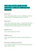 WGU C808 ACTUAL EXAM SOLVED&NewLine;QUESTIONS COMPLETE PREPARATION&NewLine;RESOURCE