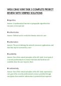 WGU C845 VUN1 TASK 3 COMPLETE PROJECT&NewLine;REVIEW WITH VERIFIED SOLUTIONS&NewLine;