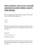 MATH 110 MODULE 1 2026 ACTUAL TEST PAPER QUESTIONS SOLUTIONS VERIFIED COMPLETE STUDY PACKAGE&period;pdf&NewLine;&NewLine;
