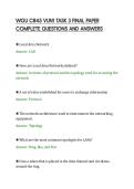 WGU C845 VUN1 TASK 3 FINAL PAPER&NewLine;COMPLETE QUESTIONS AND ANSWERS&NewLine;