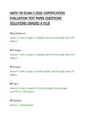 MATH 110 EXAM 3 2026 CERTIFICATION EVALUATION TEST PAPER QUESTIONS SOLUTIONS GRADED A PLUS&period;pdf&NewLine;&NewLine;