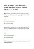 MATH 110 MODULE 1 2026 FINAL PAPER REVIEW QUESTIONS ANSWERS BUNDLED PRACTICE COLLECTION&period;pdf&NewLine;&NewLine;