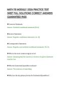 MATH 110 MODULE 1 2026 PRACTICE TEST SHEET FULL SOLUTIONS CORRECT ANSWERS GUARANTEED PASS&period;pdf&NewLine;&NewLine;