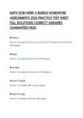 MATH 225N WEEK 5 BUNDLE HOMEWORK ASSIGNMENTS 2026 PRACTICE TEST SHEET FULL SOLUTIONS CORRECT ANSWERS GUARANTEED PASS&period;pdf&NewLine;&NewLine;