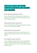 WGU D276 ACTUAL TEST PAPER&NewLine;COMPLETE QUESTIONS AND ANSWERS&NewLine;FULL SOLUTION