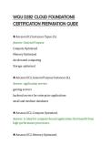 WGU D282 CLOUD FOUNDATIONS&NewLine;CERTIFICATION PREPARATION GUIDE&NewLine;