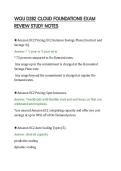 WGU D282 CLOUD FOUNDATIONS EXAM&NewLine;REVIEW STUDY NOTES&NewLine;