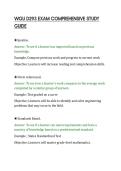 WGU D293 EXAM COMPREHENSIVE STUDY&NewLine;GUIDE&NewLine;