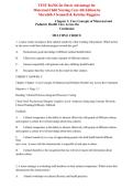 Test Bank for Davis Advantage for Maternal-Child Nursing Care 4th Edition Scannell & Ruggiero 2027&sol;2028