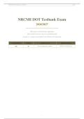 NRCME DOT TESTBANK ACTUAL 2026&sol;2027 &vert; 200 Latest Practice Questions with Rationales &vert; Certified Medical Examiner Prep &vert; Pass Guaranteed - A&plus; Graded&NewLine;&NewLine;