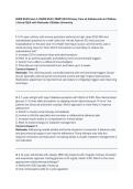 NURS 6541 Exam 4 &vert; NURS 6541 &sol; NRNP 6541 Primary Care of Adolescents & Children &NewLine;&vert; Actual Q&A with Rationale &vert; Walden University
