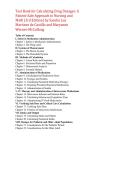 Test Bank for Calculating Drug Dosages&colon; A Patient-Safe Approach to Nursing and Math 3rd Edition by Sandra Luz Martinez de Castillo & Maryanne Werner-McCullough &vert; All Chapters &vert; Updated 2027&sol;2028