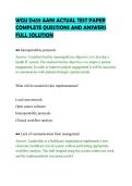 WGU D459 AAN1 ACTUAL TEST PAPER&NewLine;COMPLETE QUESTIONS AND ANSWERS&NewLine;FULL SOLUTION&NewLine;