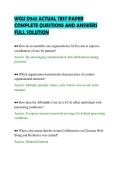 WGU D545 ACTUAL TEST PAPER&NewLine;COMPLETE QUESTIONS AND ANSWERS&NewLine;FULL SOLUTION&NewLine;