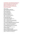 Test Bank for Calculating Drug Dosages&colon; A Patient-Safe Approach to Nursing and Math 3rd Edition by Sandra Luz Martinez de Castillo & Maryanne Werner-McCullough &vert; All Chapters &vert; Updated 2027&sol;2028