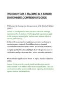 WGU D639 TASK 3 TEACHING IN A BLENDED&NewLine;ENVIRONMENT COMPREHENSIVE GUIDE&NewLine;