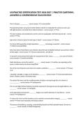 USI PRACTICE CERTIFICATION TEST 2026&sol;2027 &vert; PRACTICE QUESTIONS&comma; ANSWERS & COMPREHENSIVE EXAM REVIEW