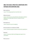 MBA 704 EXAM 2 PRACTICE QUESTIONS WITH DETAILED EXPLANATIONS 2026&period;pdf&NewLine;&NewLine;