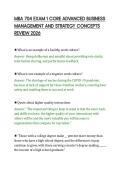 MBA 704 EXAM 1 CORE ADVANCED BUSINESS MANAGEMENT AND STRATEGY CONCEPTS REVIEW 2026&period;pdf&NewLine;&NewLine;