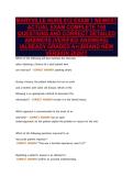 MARYVILLE NURS 612 EXAM 1 NEWEST&NewLine;ACTUAL EXAM COMPLETE 150&NewLine;QUESTIONS AND CORRECT DETAILED&NewLine;ANSWERS &lpar;VERIFIED ANSWERS&rpar;&NewLine;&vert;ALREADY GRADED A&plus;&vert;&vert;BRAND NEW&NewLine;VERSION 2026&excl;&excl;&excl;