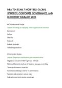 MBA 704 EXAM 7 HIGH ACTUAL EXAM SCRIPT 2026&NewLine;QUESTIONS AND SOLUTIONS GRADED&NewLine;A&plus;&period;&NewLine;