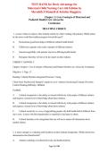 Test Bank for Davis Advantage for Maternal-Child Nursing Care 4th Edition Scannell & Ruggiero 2027&sol;2028