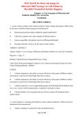 Test Bank for Davis Advantage for Maternal-Child Nursing Care 4th Edition Scannell & Ruggiero 2027&sol;2028