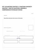 PSYC 104 MIDTERM CHAPTERS 3&ndash;5 MACEWAN UNIVERSITY 2026&sol;2027 &vert; PRACTICE QUESTIONS&comma; ANSWERS & COMPREHENSIVE PSYCHOLOGY REVIEW