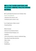 MBI&lowbar;131&lowbar;TEST&lowbar;PAPER&lowbar;QUESTIONS&lowbar;AND&lowbar;SOLUTIONS&lowbar;VERIFIED&lowbar;PRACTICE&lowbar;REVIEW&period;pdf&NewLine;&NewLine;