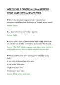 WSET LEVEL 2 PRACTICAL EXAM UPDATED&NewLine;STUDY QUESTIONS AND ANSWERS