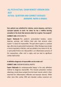 ALL PCCN ACTUAL EXAM NEWEST VERSION 2026- 2027 ACTUAL QUESTION AND CORRECT DETAILED ANSWERS RATED A GRADE&period; 2026&sol;2027 FREQUENTLY MOST TESTED Q&A FROM PAST PAPERS &ndash; MOST EXPECTED IN EXAM &ndash; MUST KNOW BEFORE EXAM&NewLine;