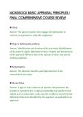 MCKISSOCK BASIC APPRAISAL PRINCIPLES I FINAL COMPREHENSIVE COURSE REVIEW